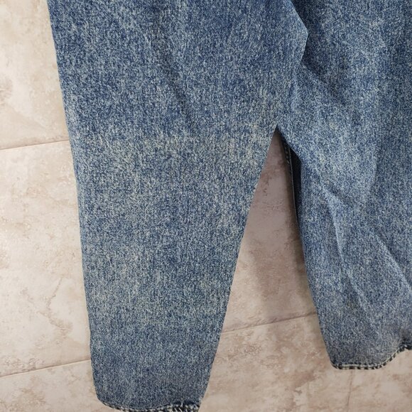 Acid Wash Jeans Lee Riders Snap Button Straight Leg Mens Size 34X 29.5 Husky Vtg - Picture 9 of 10